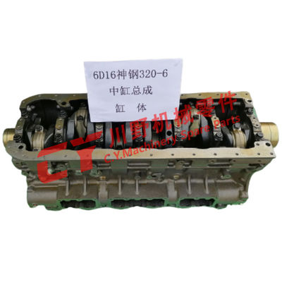 6D16 Kobelco SK350-6 Engine Block Assembly